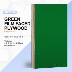 High Quality Building Used Customized Green PP Film Faced Plywood