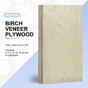 Whole Sale Price For Birch Veneer Faced Commercial Plywood 